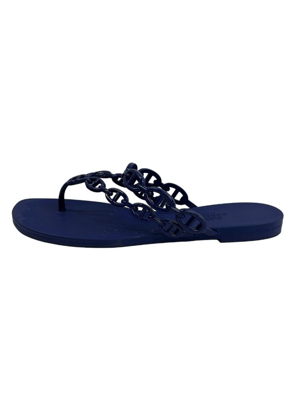 Hermes Sandals Island Navy